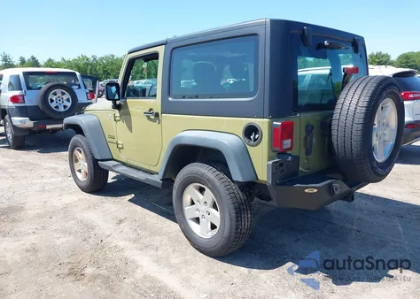 2013 Jeep Wrangler Sport из США, поврежденный, VIN 1C4AJWAG3DL649635